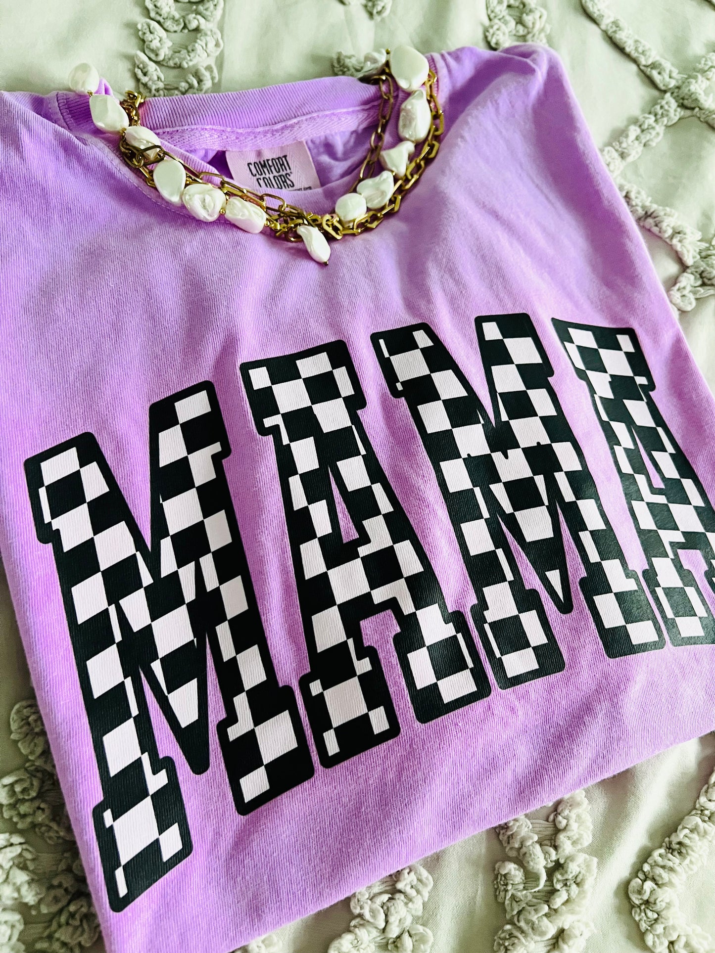 Neon Checkered Mama