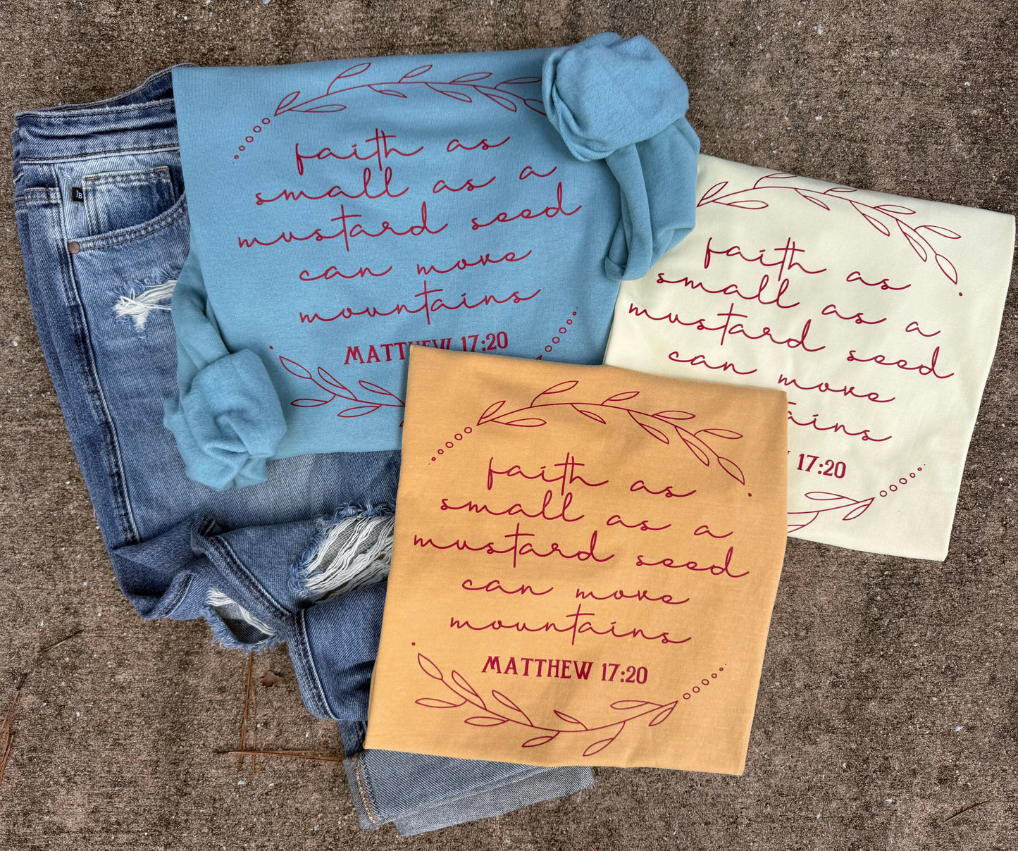 Mustard Seed Tee OR Sweatshirt - RTS