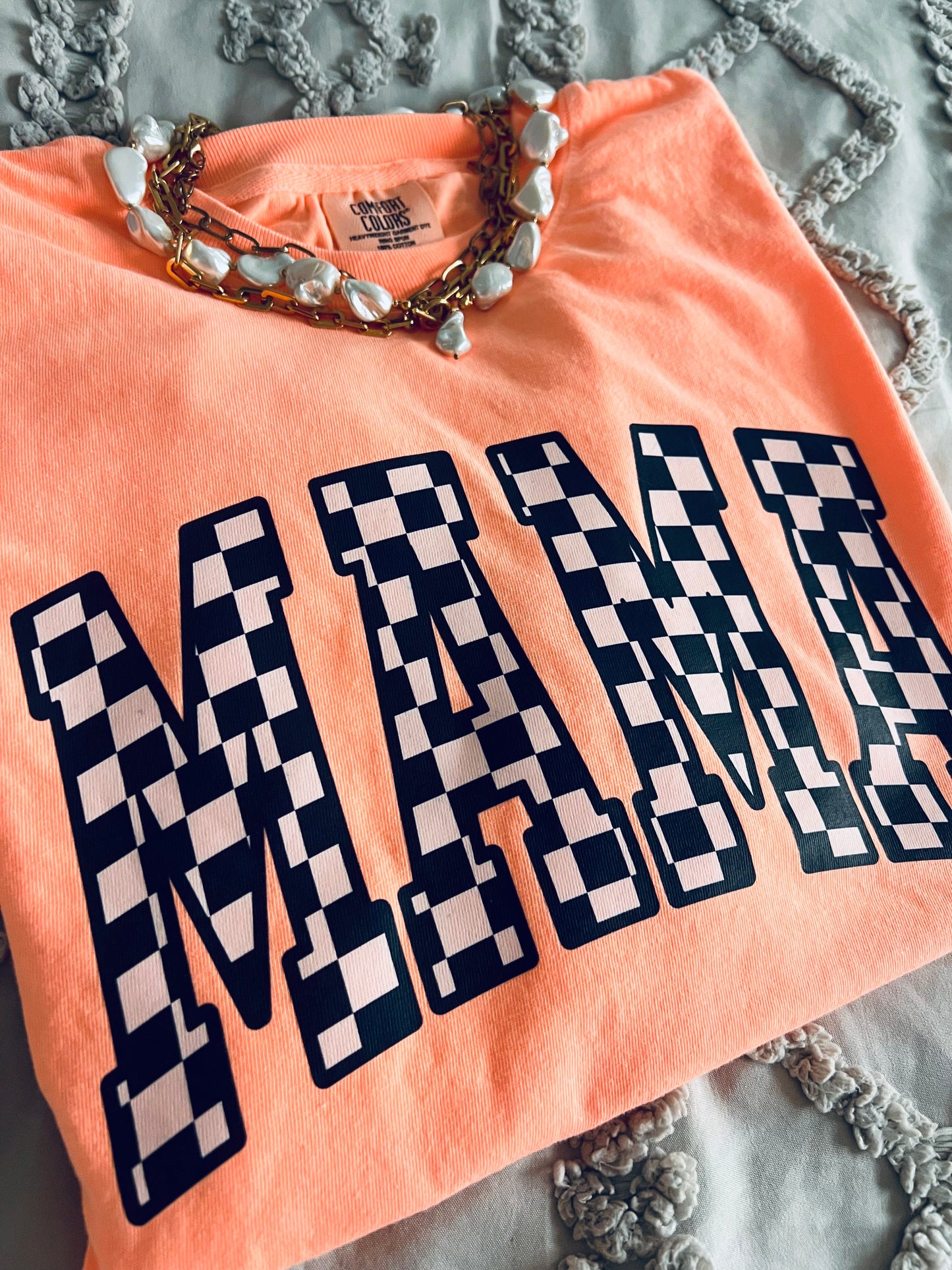 Neon Checkered Mama