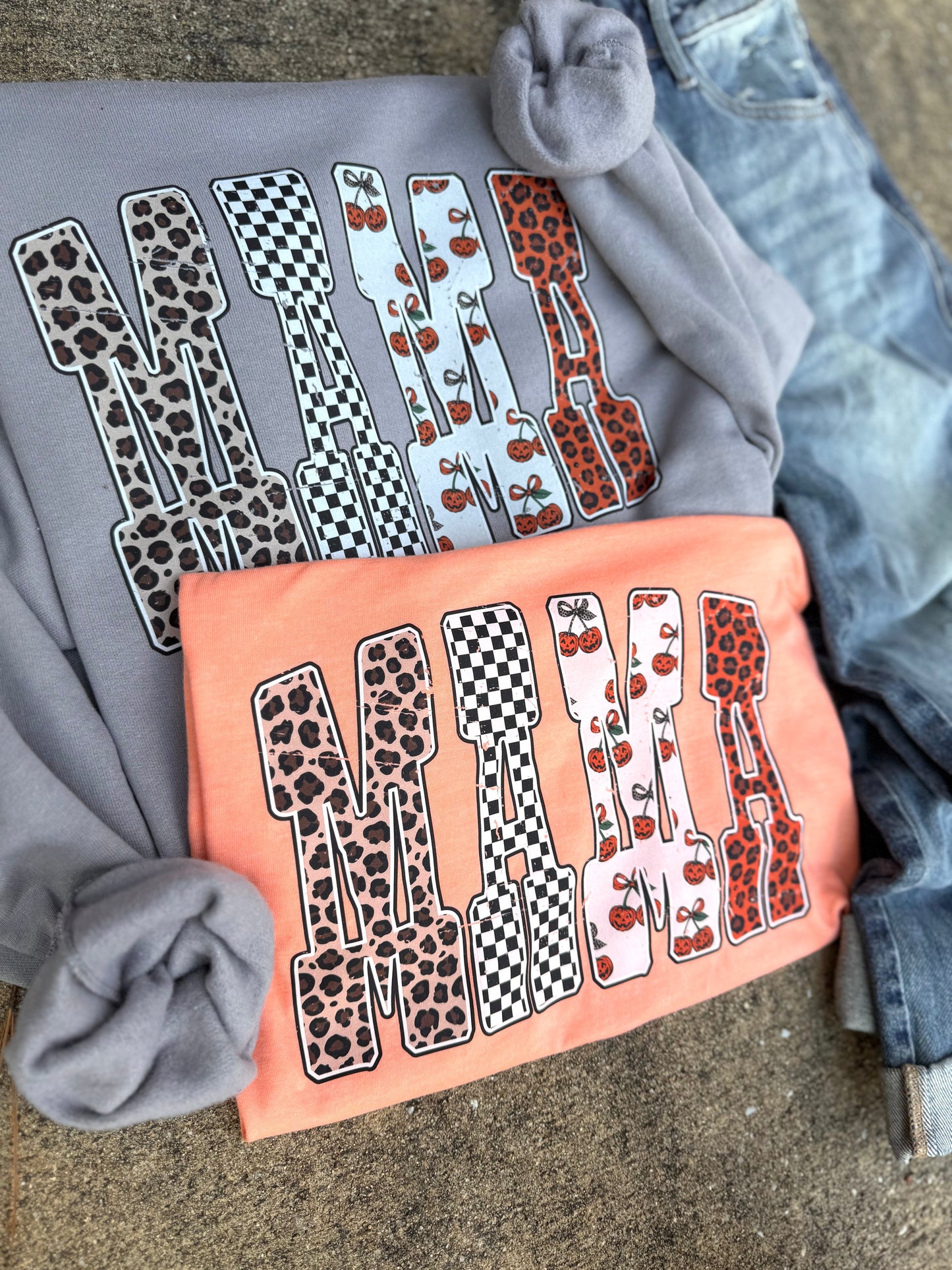 Fall Grunge Mama Graphic Tee OR Sweatshirt - RTS