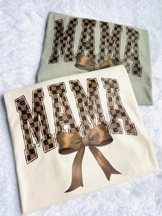 Neutral Bow Checkered Mama - RTS