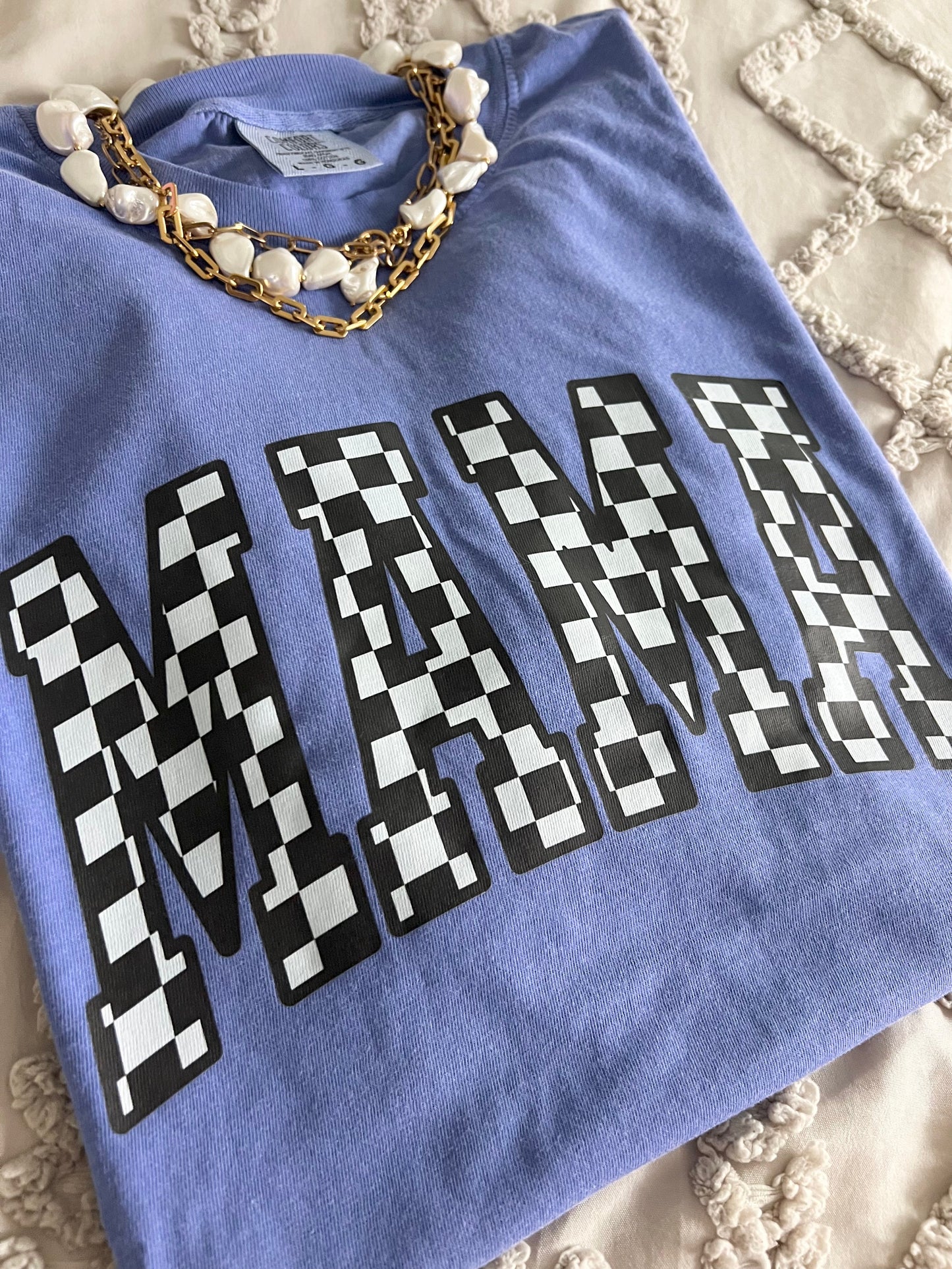 Neon Checkered Mama