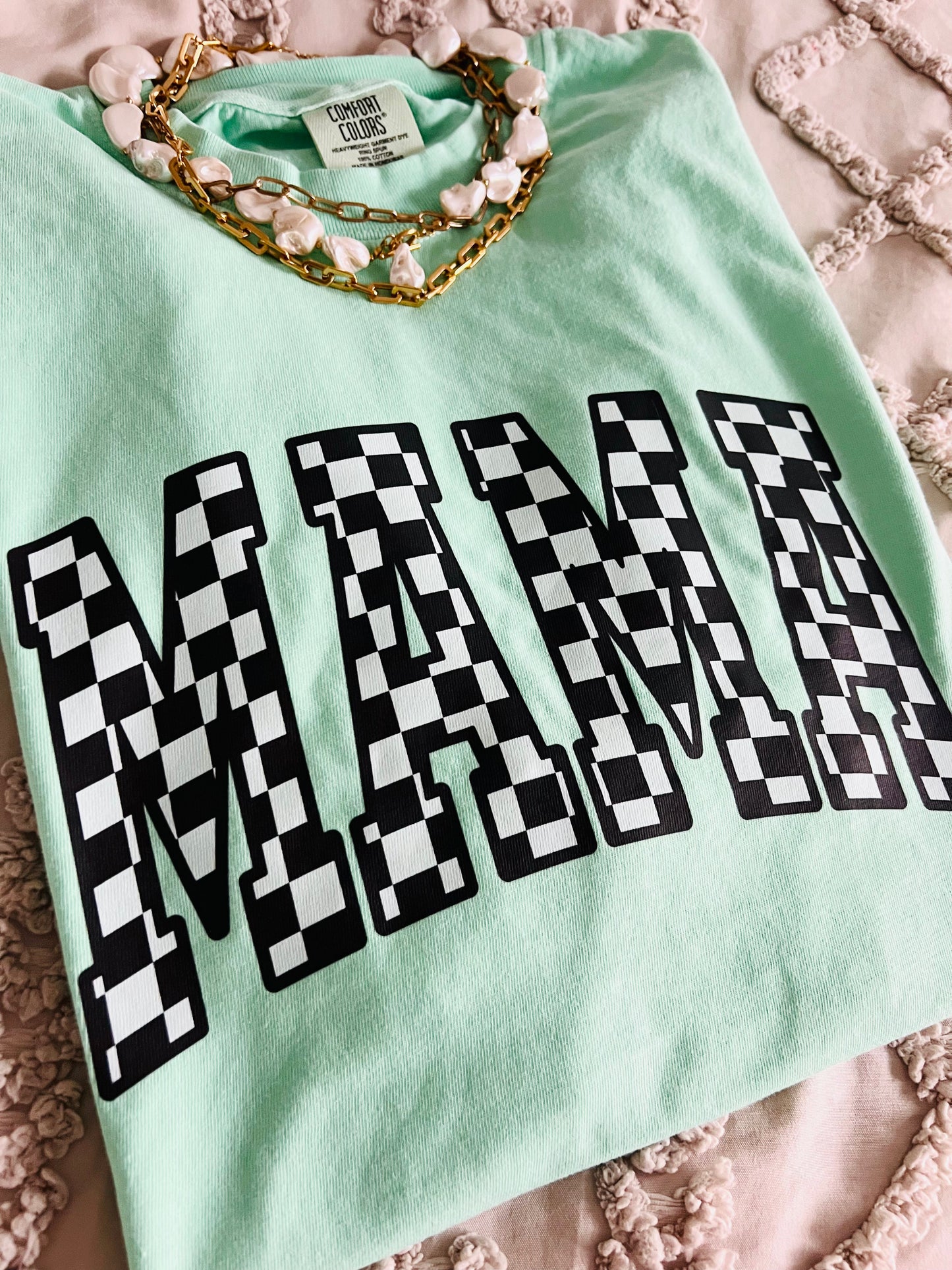 Neon Checkered Mama
